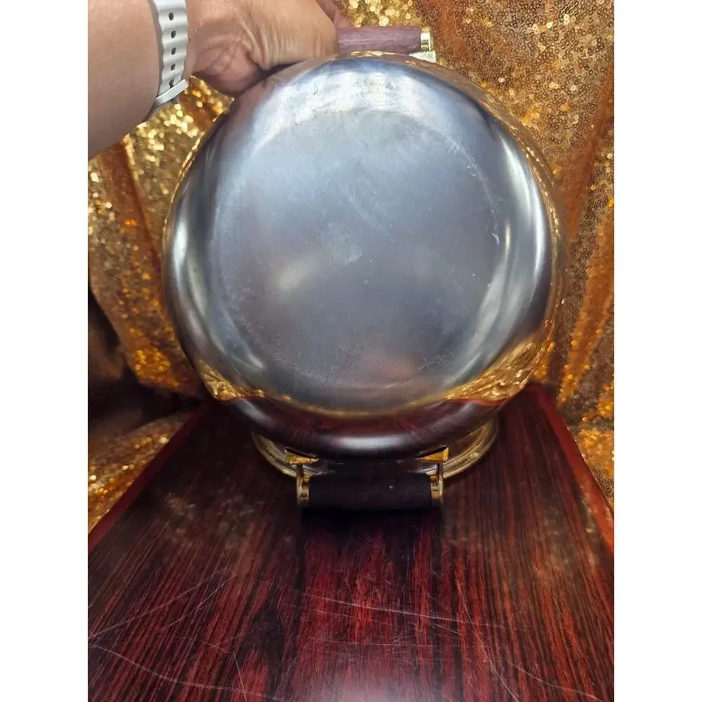 Vintage Macoto Stainless Steel Casserole Dish with Glass Lid